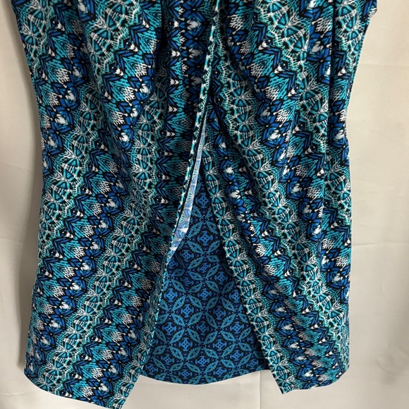 Miraclesuit Blue Patterned Swim Camisole - Picture 3 of 10